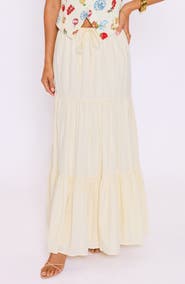 VICI Collection Lily Tiered Maxi Skirt