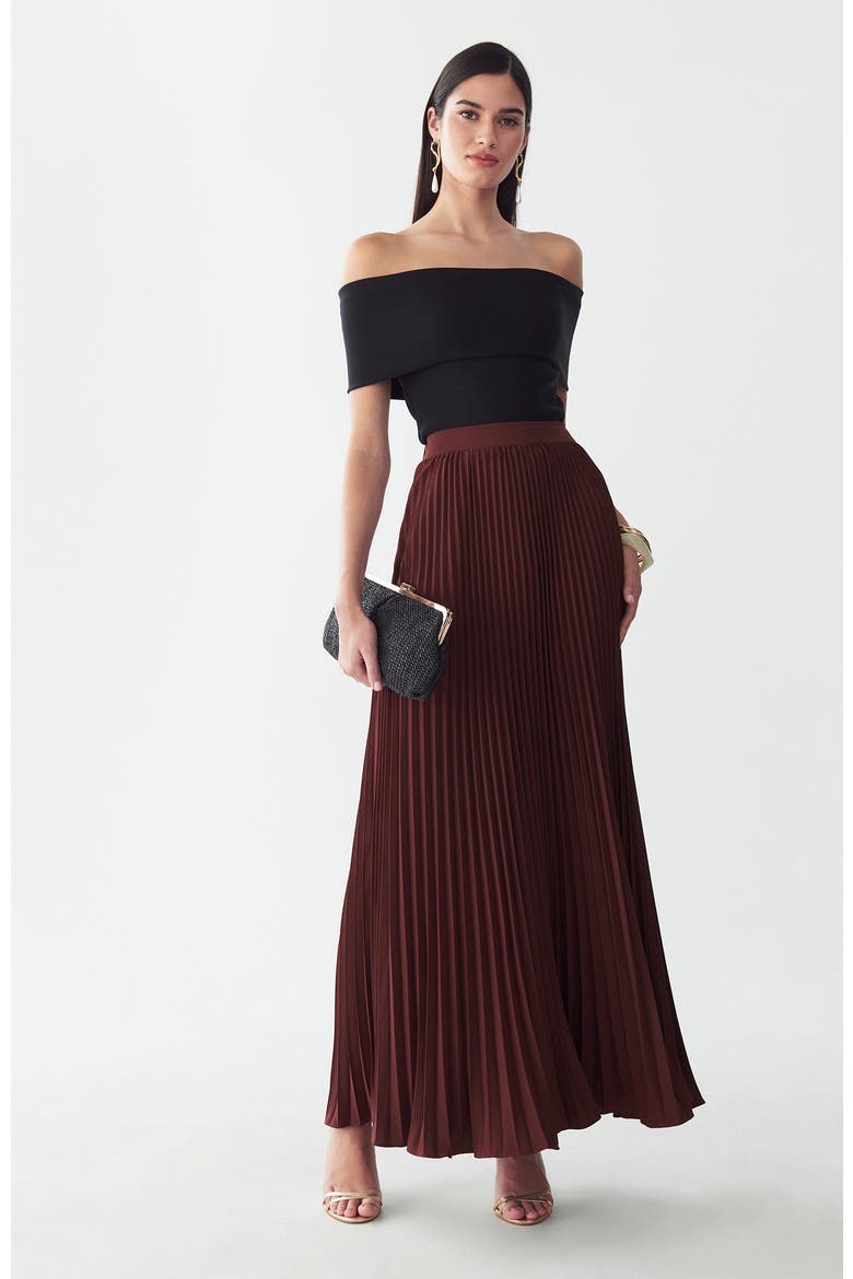 Amur Skirt, Alternate, color, Burgundy