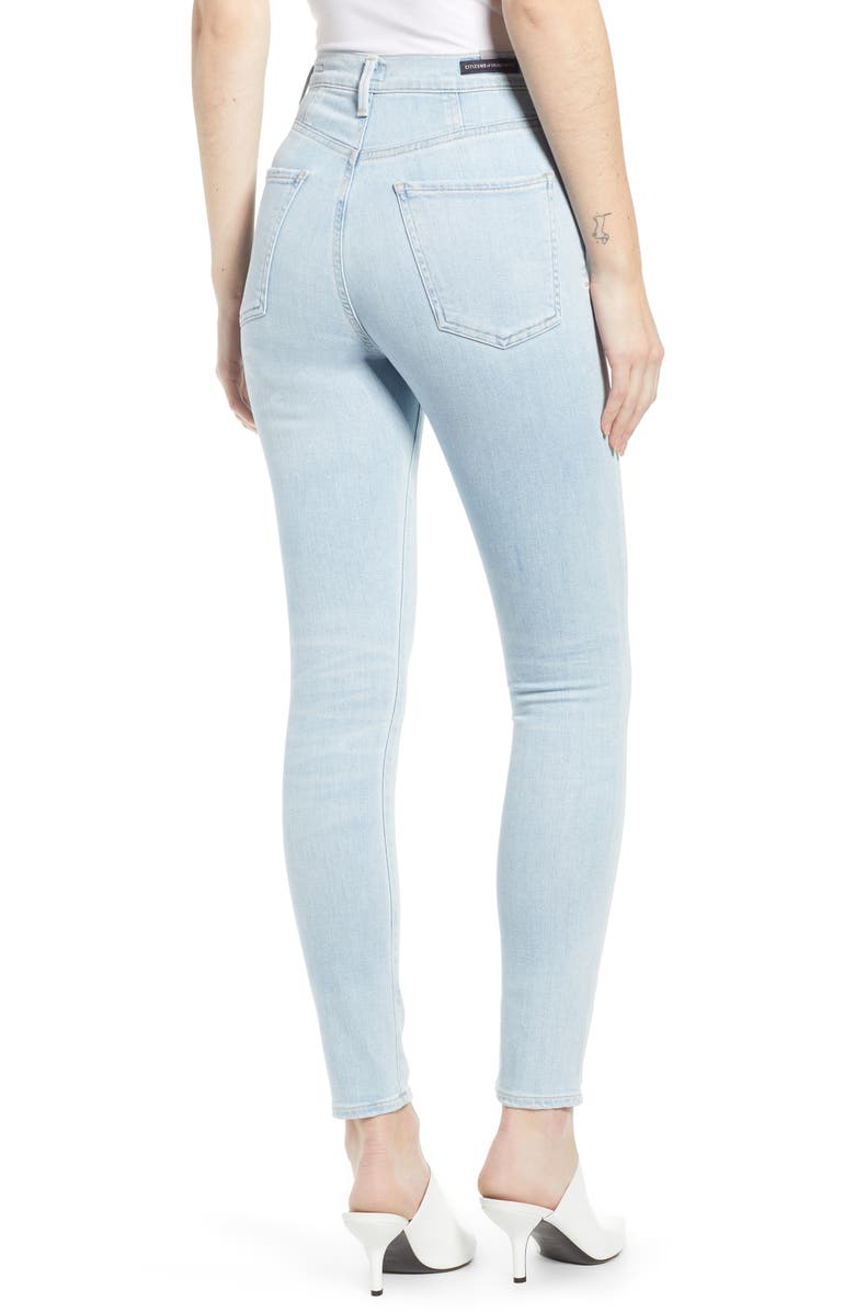 Citizens of Humanity Chrissy High Waist Ankle Skinny Jeans, Alternate, color,