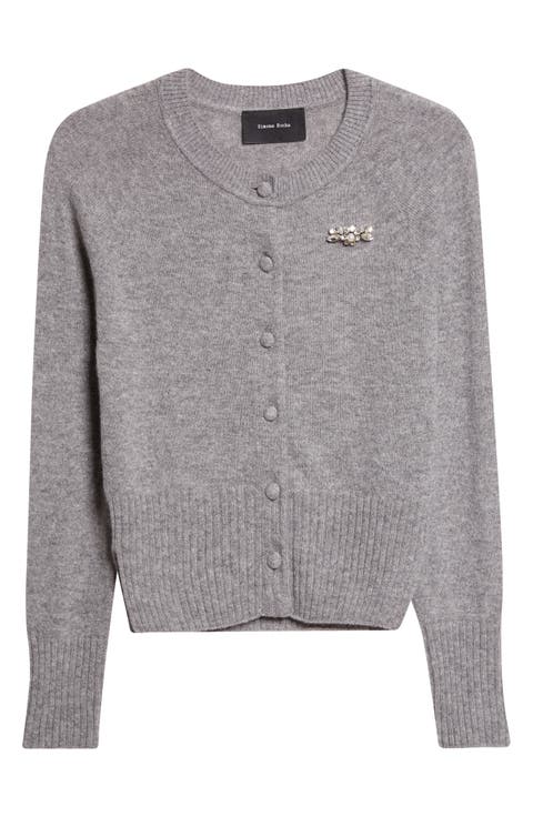Embellished Cashmere Cardigan