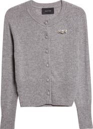 Simone Rocha Embellished Cashmere Cardigan