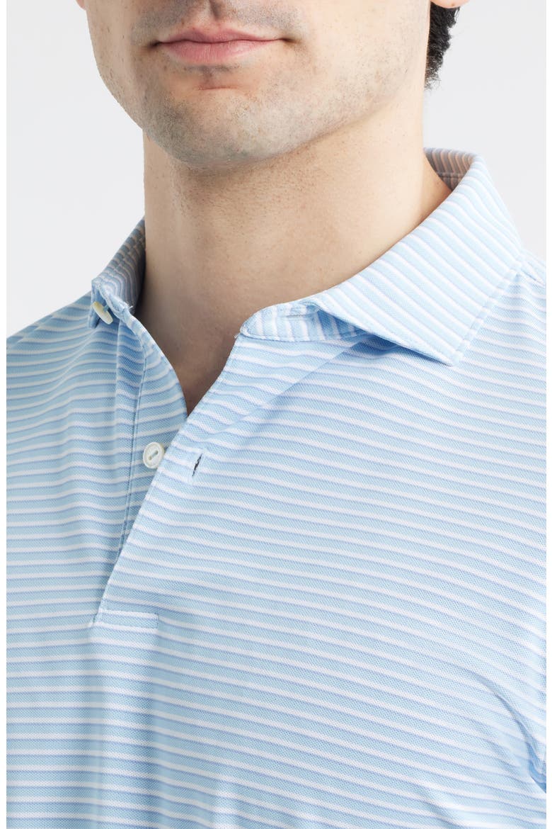 Tempo Performance Piqué Golf Polo, Alternate, color, BLUE FROST