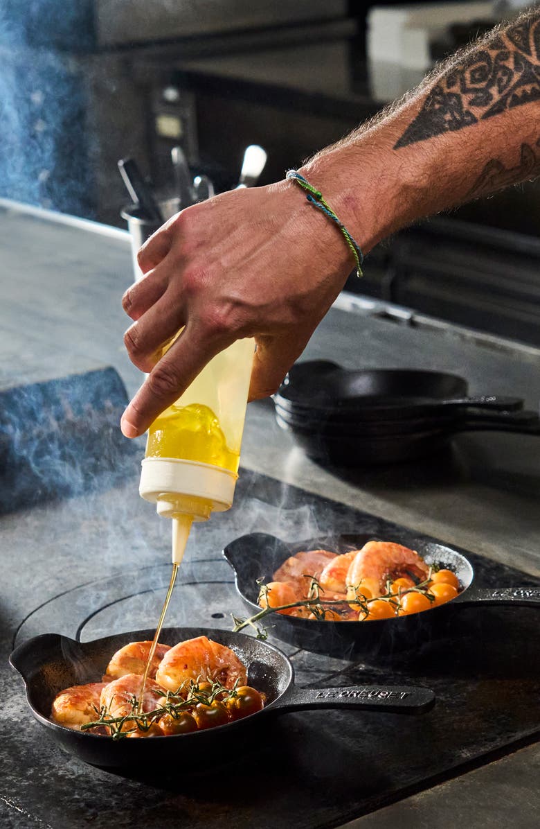 Le Creuset Gourmand Set of 4 1/3-Quart Enamel Cast Iron Skillet, Alternate, color, Matte Black