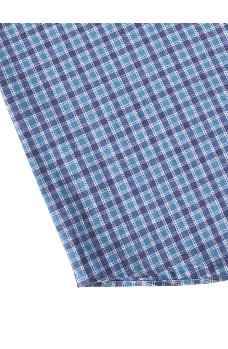 Robert Talbott Reynolds Ultra Light Weight Brushed Multi Check Shirt, Alternate, color, Blue Multi
