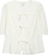 CeCe Lace Peplum Top