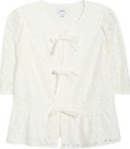 CeCe Lace Peplum Top