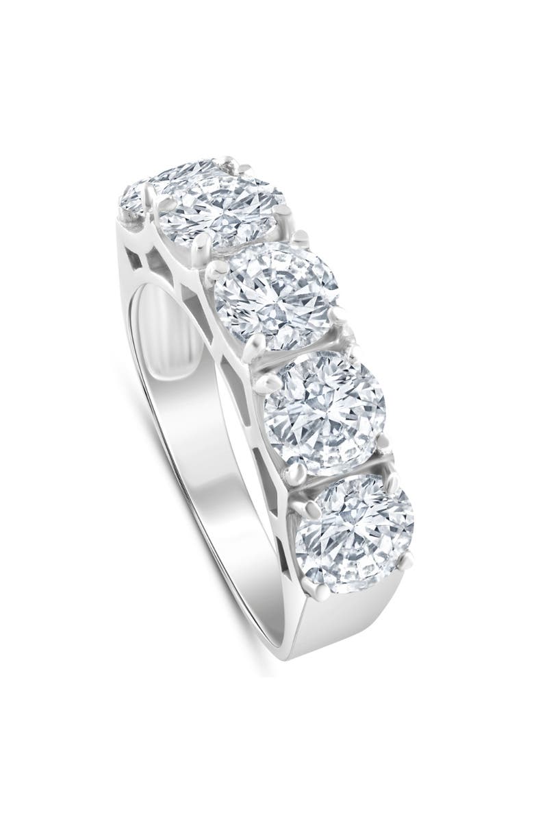 Bliss Diamond 3 3/4Ct 5-Stone Lab Grown Diamond Wedding Ring 14K Gold, Alternate, color, 14K White Gold