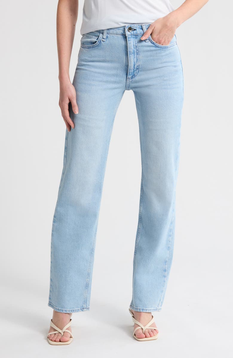 rag & bone Hattie Mid Rise Straight Leg Jeans, Main, color, Wyncote
