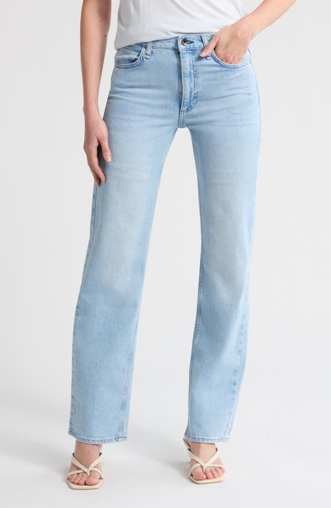 Hattie Mid Rise Straight Leg Jeans (Wyncote)