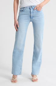 rag & bone Hattie Mid Rise Straight Leg Jeans