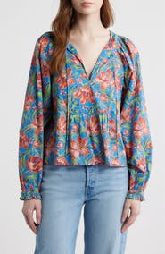 LOVE THE LABEL Junie Floral Print Shirt