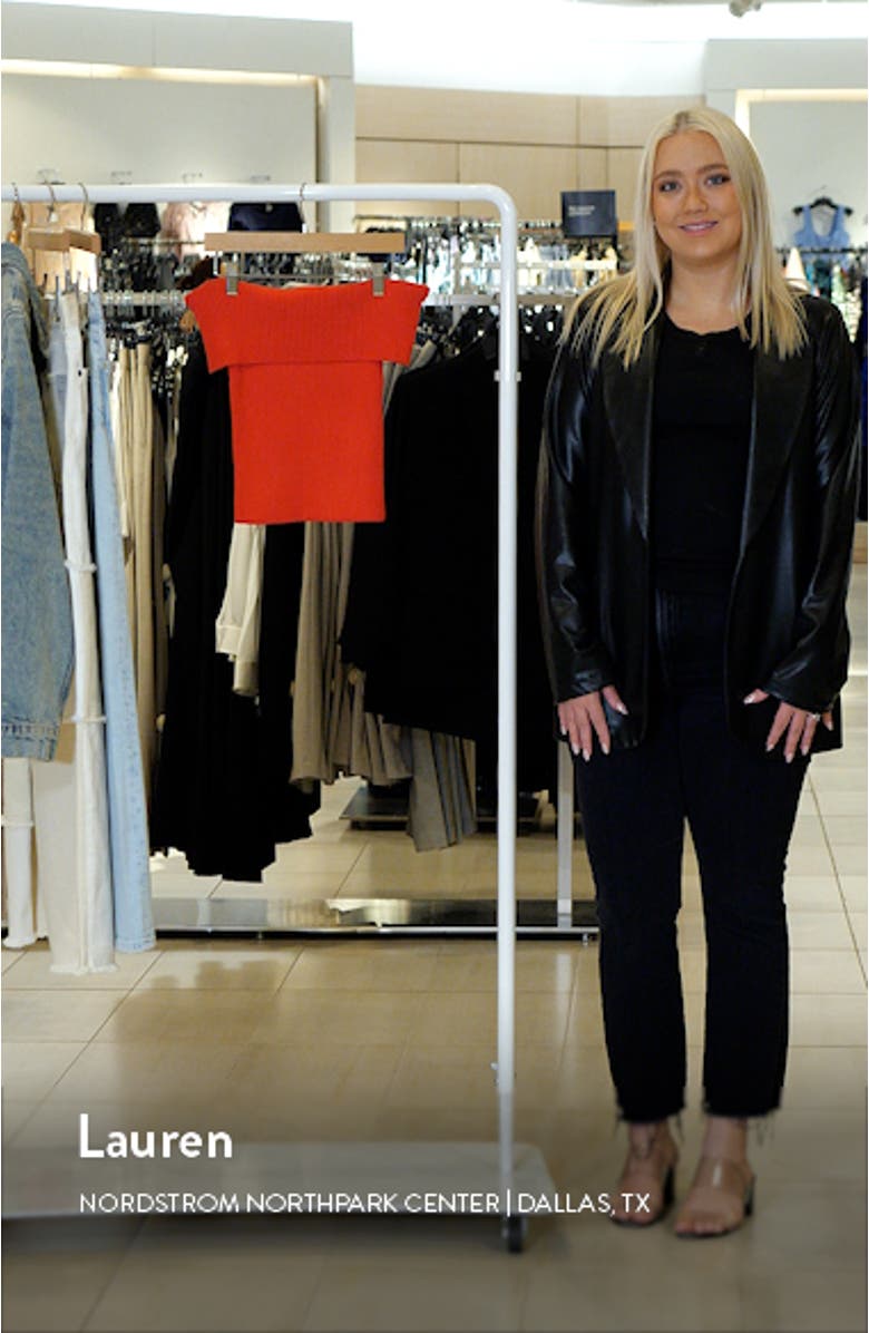 Ainsley Cutout Off the Shoulder Sweater, sales video thumbnail