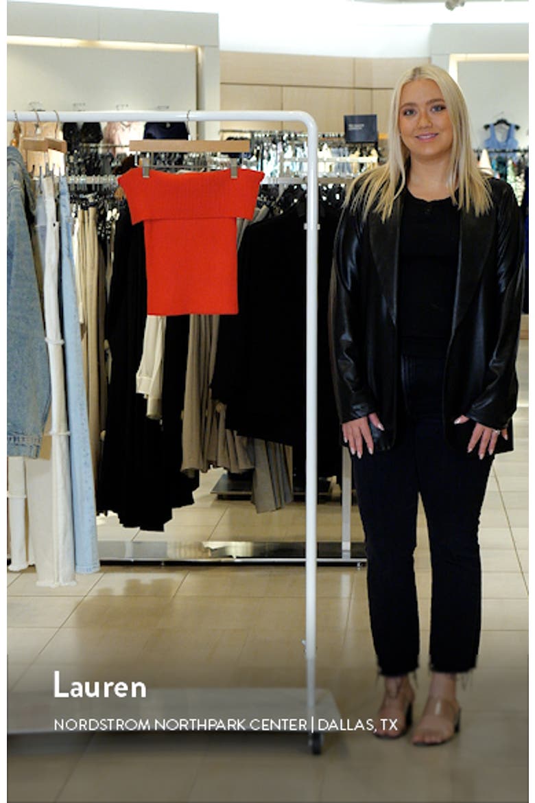 Ainsley Cutout Off the Shoulder Sweater video