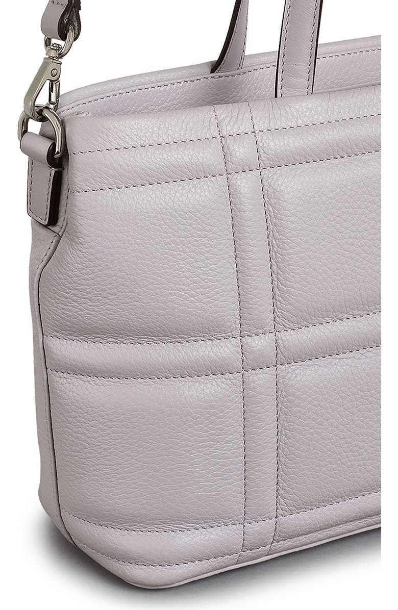 Radley Sunny Dene Small Zip Quilted Leather Satchel, Alternate, color, Thistle