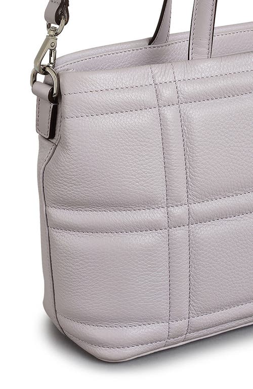 Radley Sunny Dene Small Zip Quilted Leather Satchel In Purple