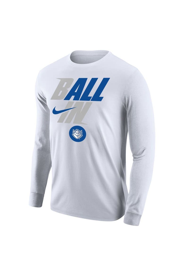Men's Nike White Saint Louis Billikens Legend Bench Long Sleeve T-Shirt, Alternate, color, White