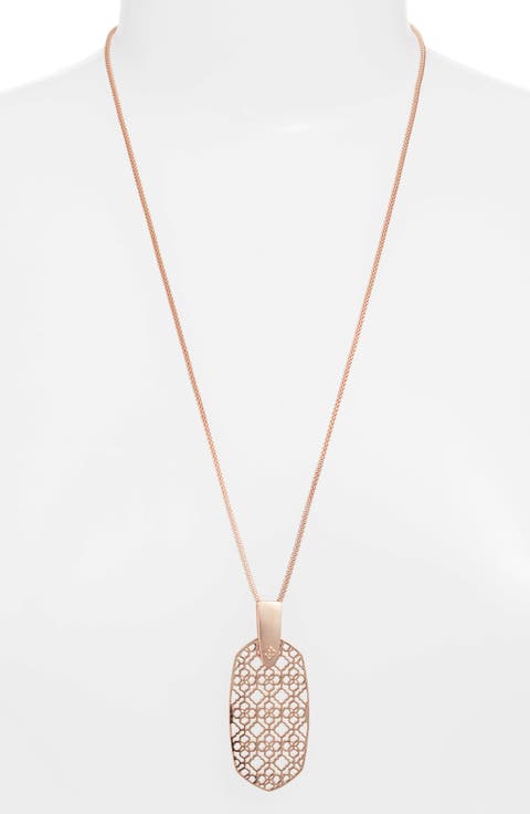 Inez Filigree Pendant Necklace