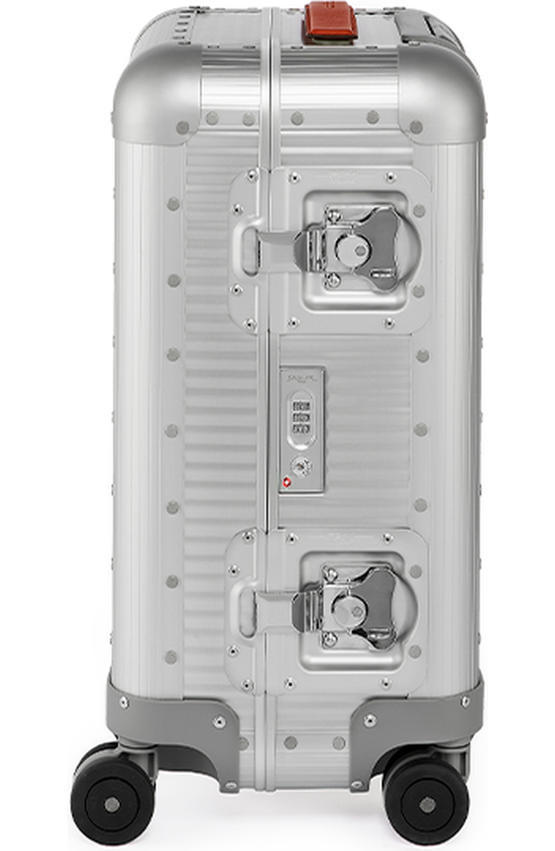 FPM - Fabbrica Pelletterie Milano - US Bank Spinner 53 Suitcase, Alternate, color, Moonlight Silver