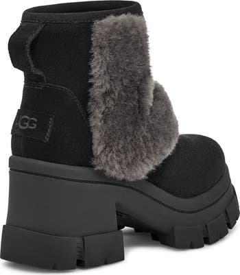 UGG® Brooklyn Sunburst Waterproof Bootie with Genuine UGG® Brooklyn Sunburst Waterproof Bootie with Genuine