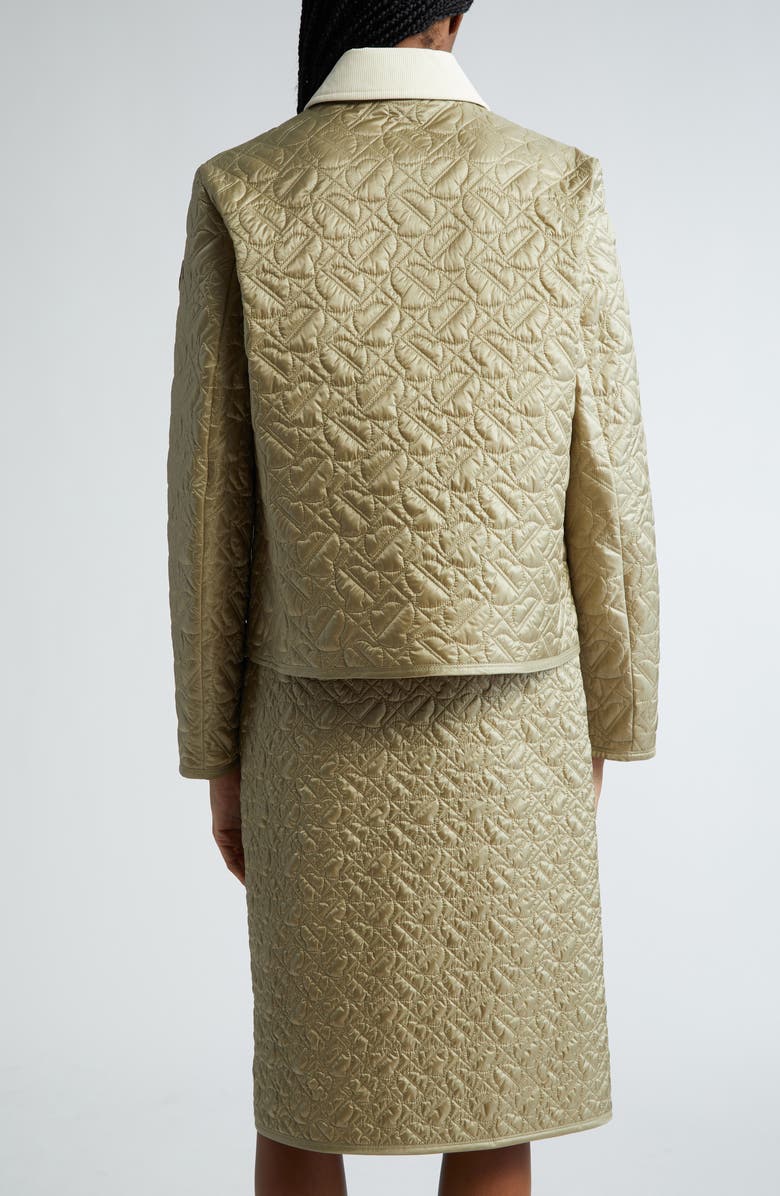 Moncler Varede Quilted Nylon Shacket, Alternate, color, 