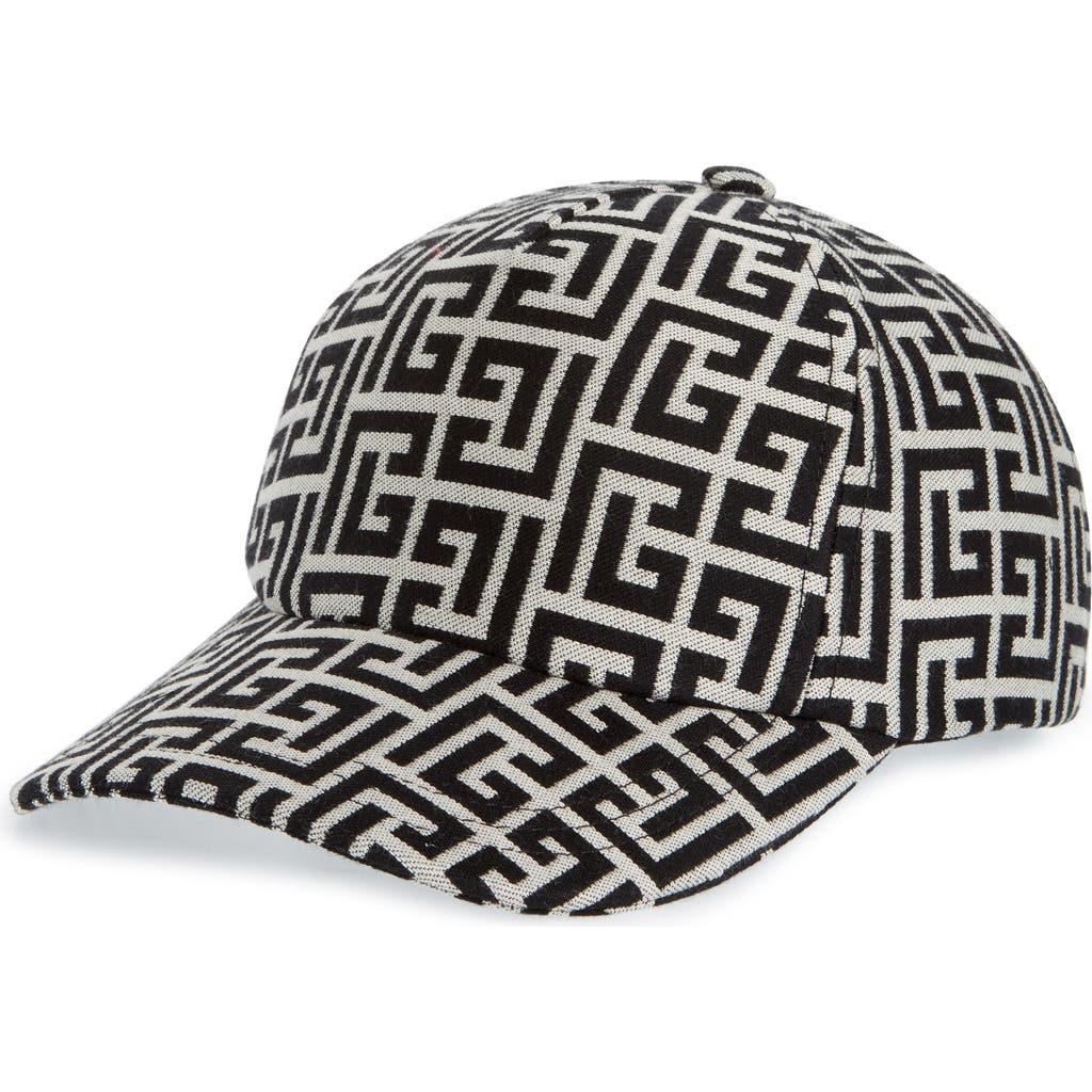 Balmain Logo Baseball Cap In Multi