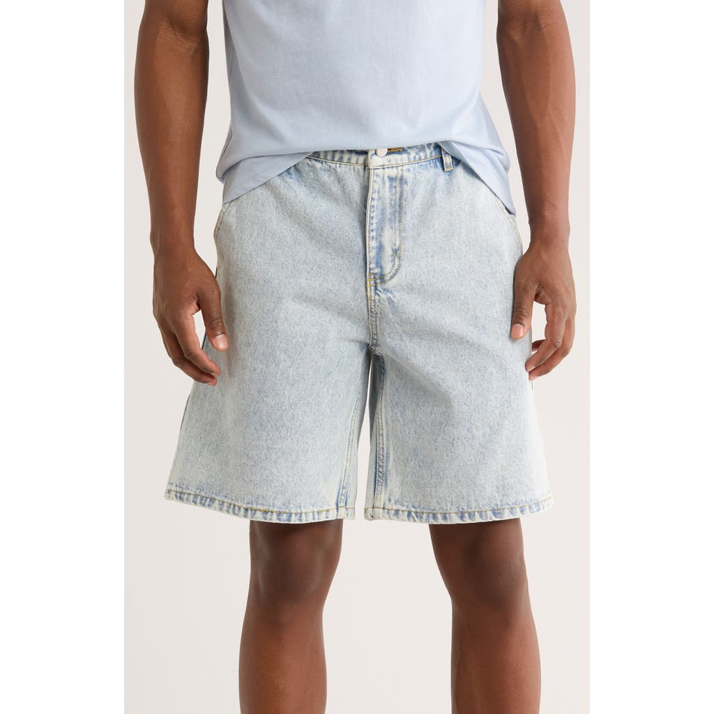 Wesc Denim Carpenter Jorts In Blue