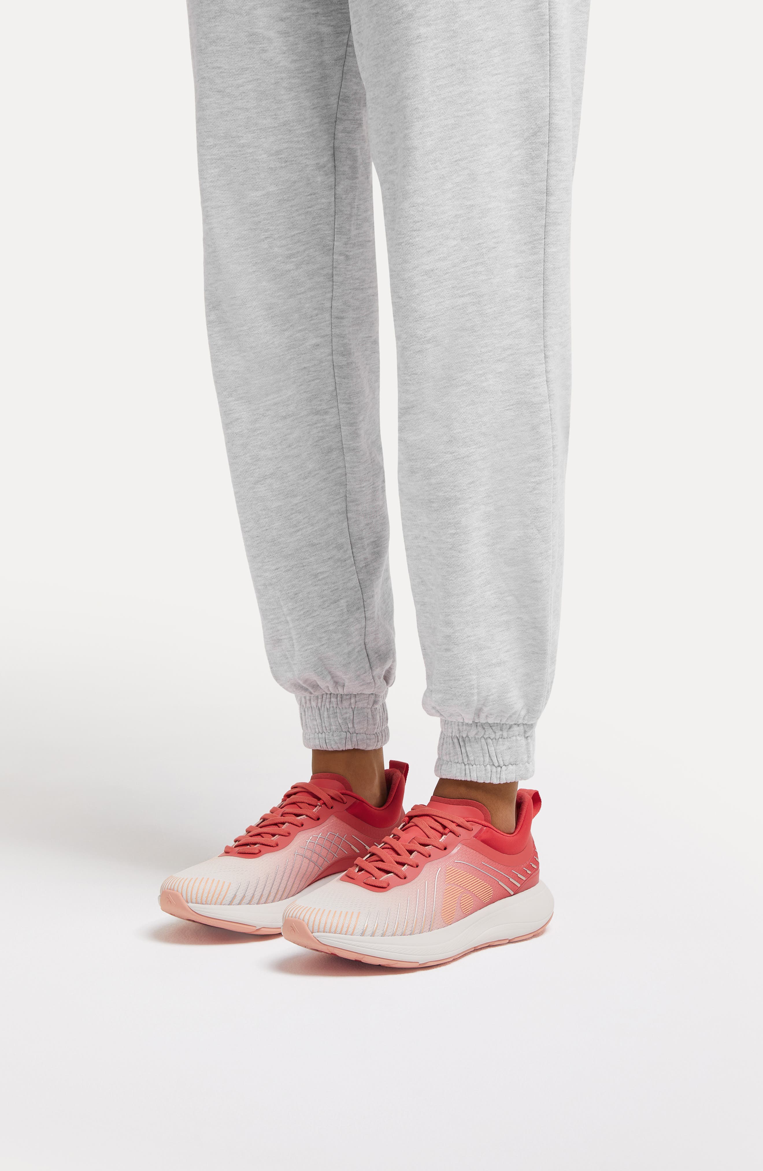 Ombré Knit Runner, Alternate, color, RED CORAL URBAN WHITE BLUSHY