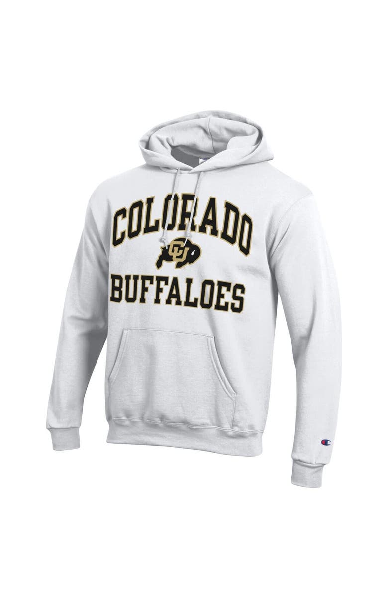 Champion Men's Champion  White Colorado Buffaloes High Motor Pullover Hoodie, Alternate, color, 