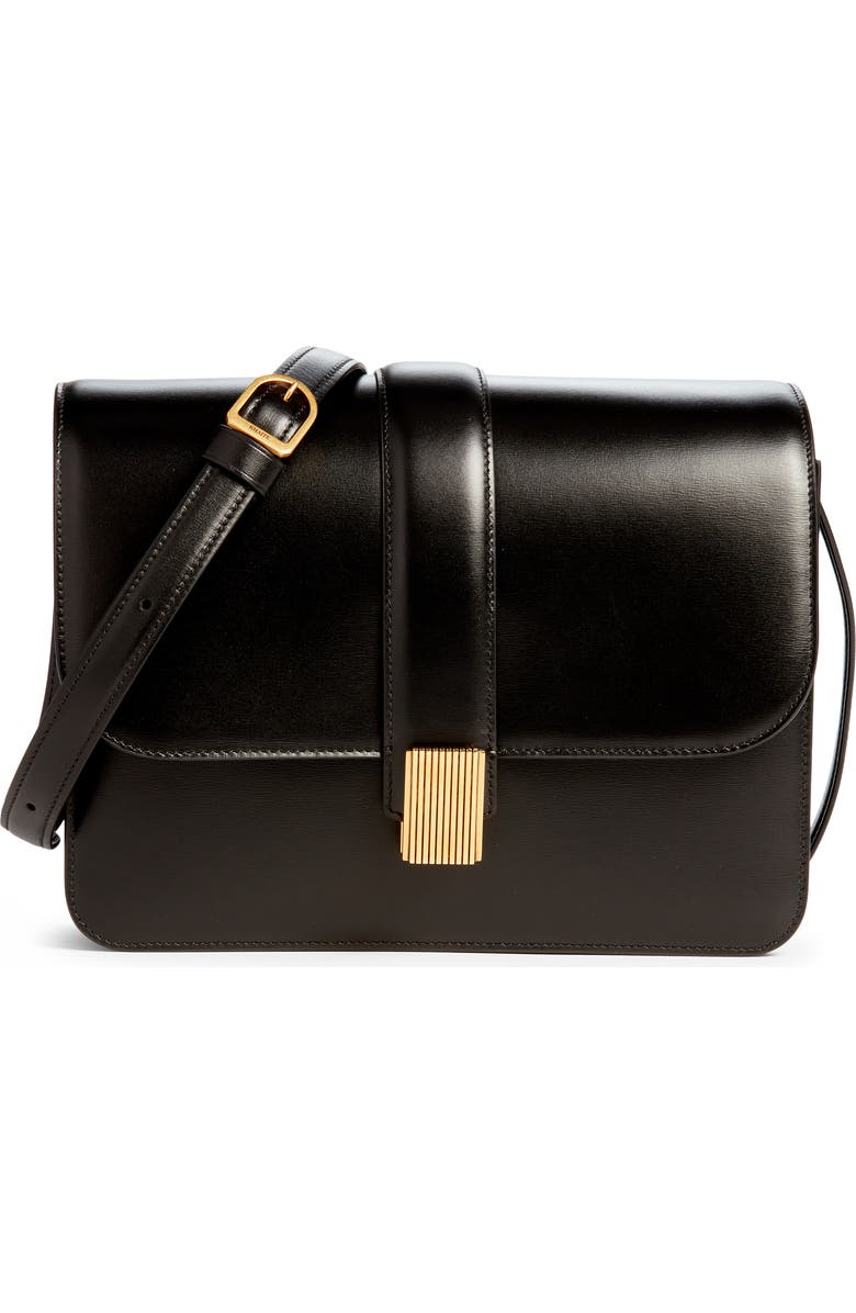 Khaite Blake Crossbody Bag, Main, color, Black
