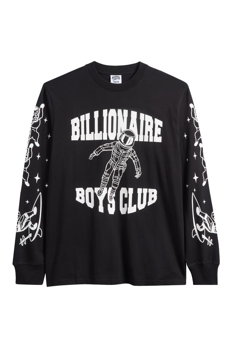 BB Gravity Astronaut Long Sleeve Graphic T-Shirt, Alternate, color, BLACK