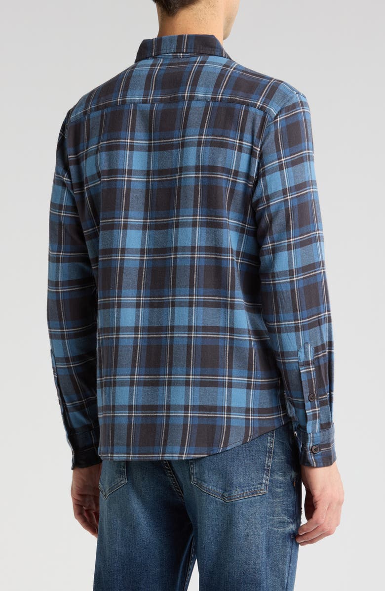 Lucky Brand Humboldt Plaid Button-Up Shirt, Alternate, color, Blue Plaid