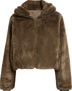 Save The Duck Jeon Water Repellent Reversible Faux Fur Jacket