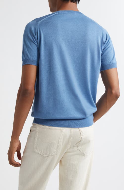 John Smedley Hilcote Merino Wool & Sea Island Cotton Gauze T-shirt