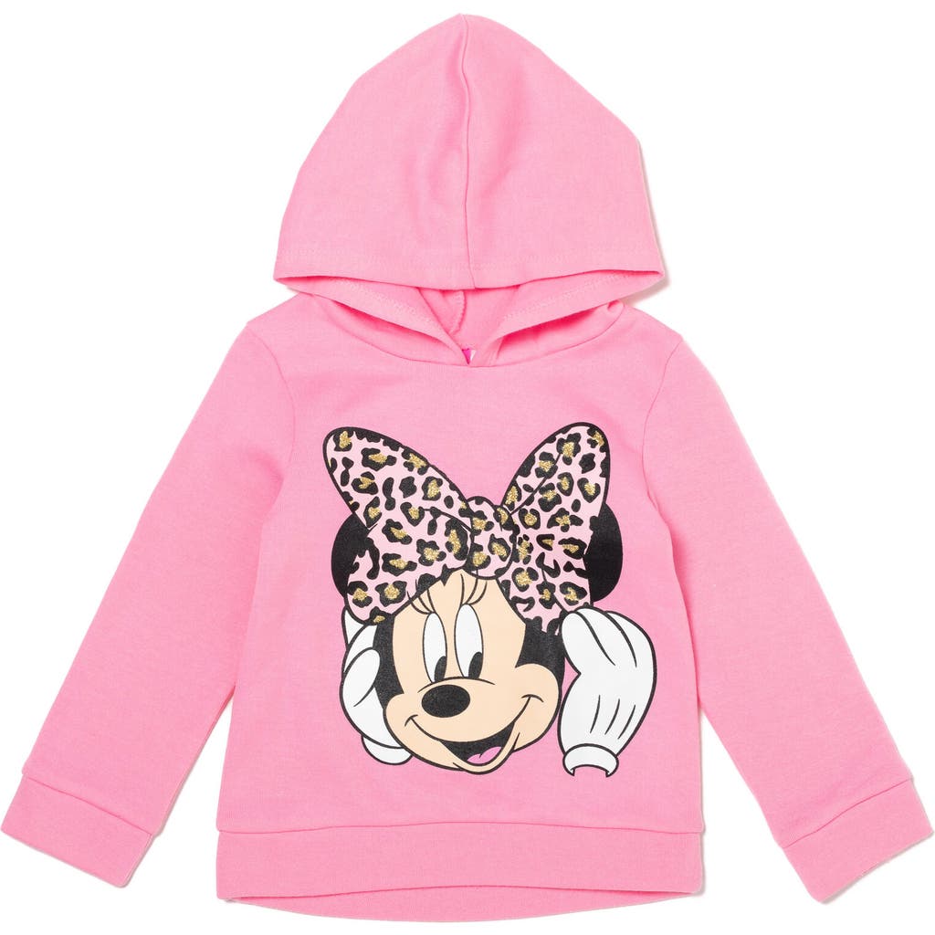 Disney Mickey Mouse & Friends Pullover Hoodie In Pink