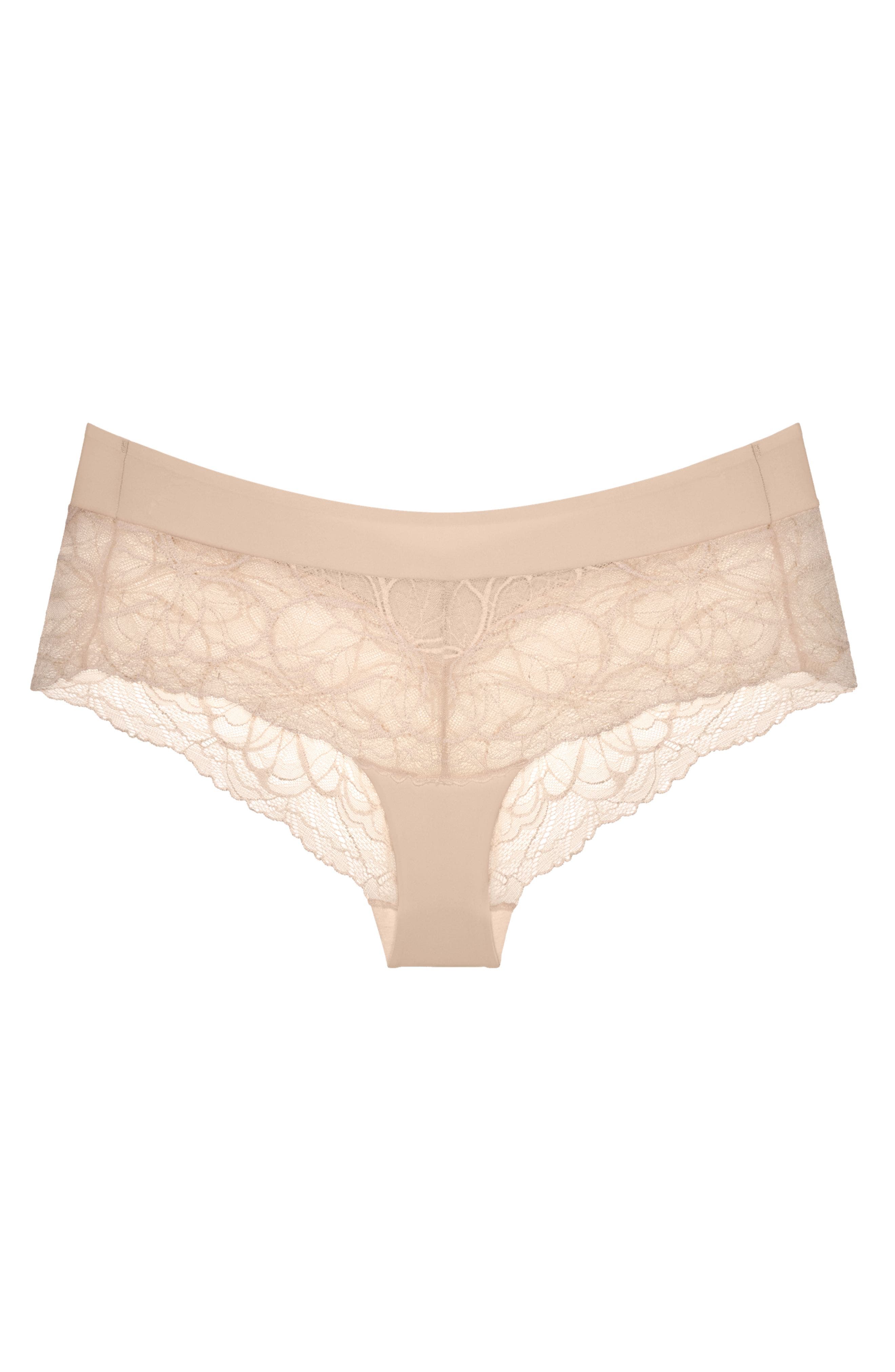 TRIUMPH Body MakeUp Illusion Lace Briefs Panties in Nude Beige 