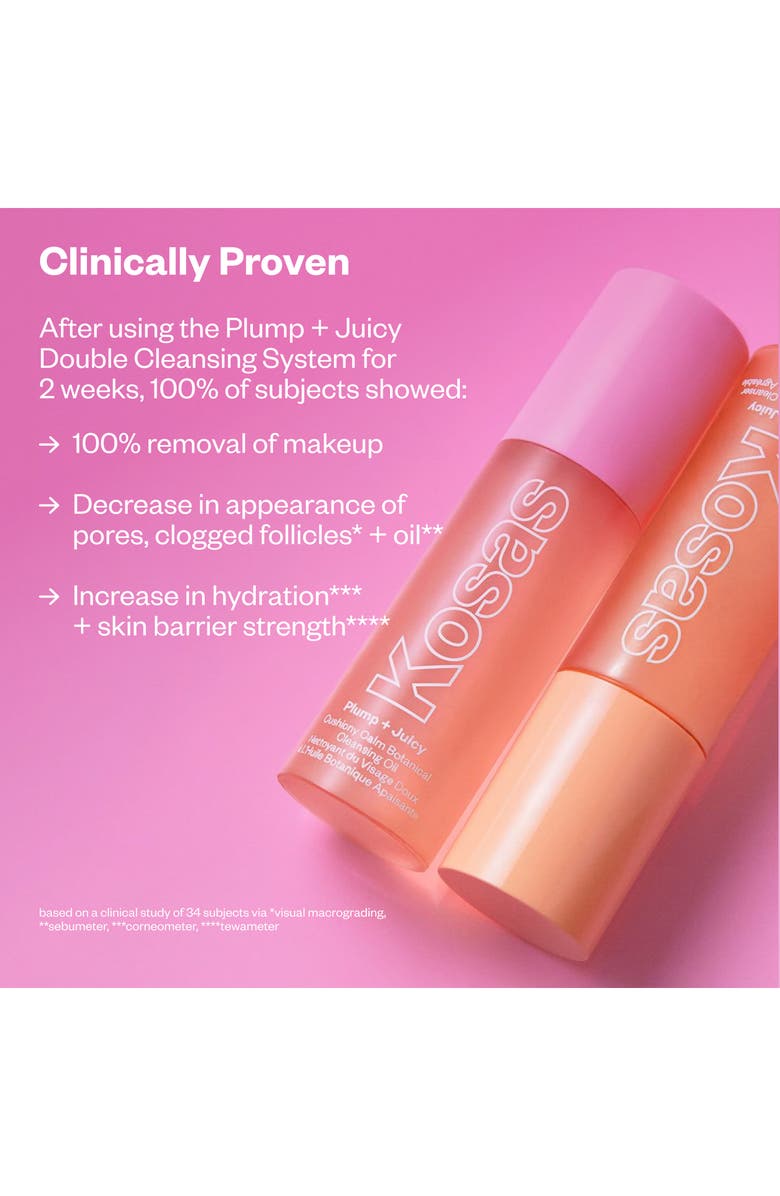 Kosas Plump + Juicy Cushiony Calm Botanical Cleansing Oil, Alternate, color,