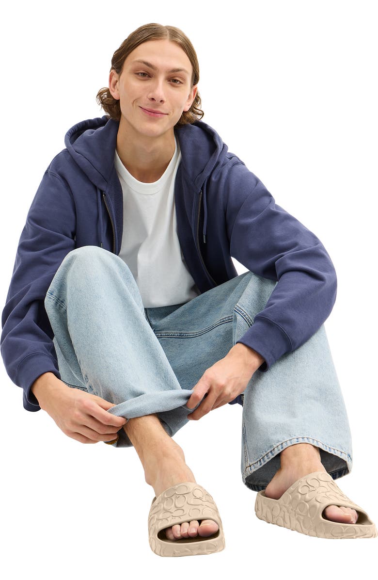 COACH Bay Slide Sandal, Alternate, color, Ivory