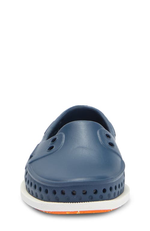 Native Shoes Kids' Howard Sugarlite Slip-on Sneaker In Frontier Blue/white/foxtail