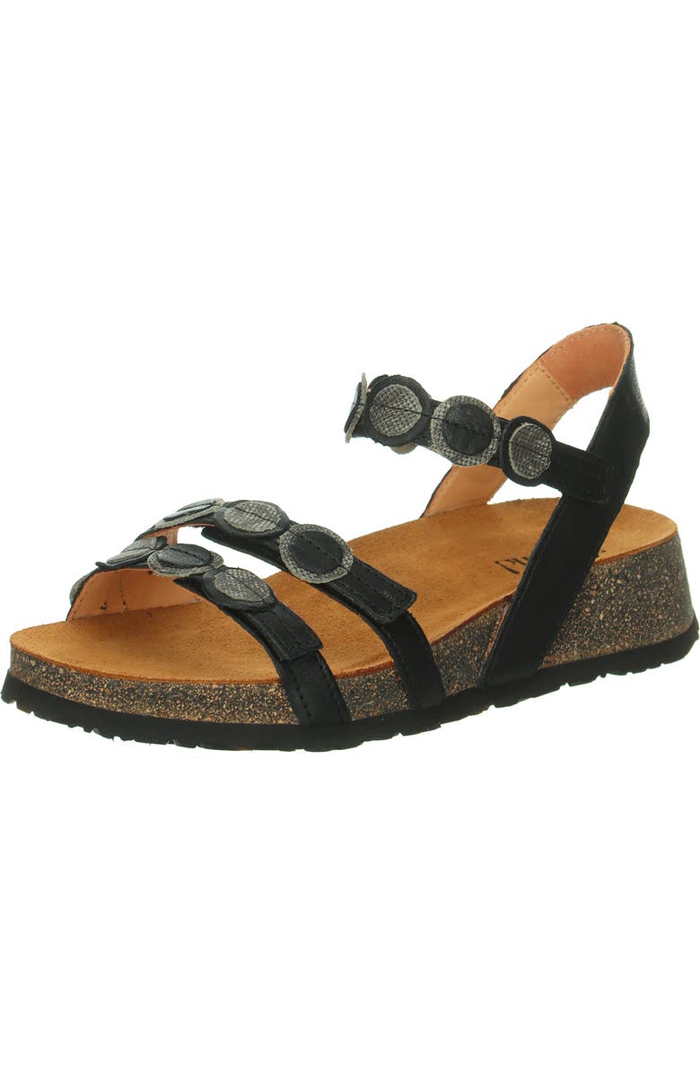Think! Koak Ankle Strap Sandal, Main, color, Black