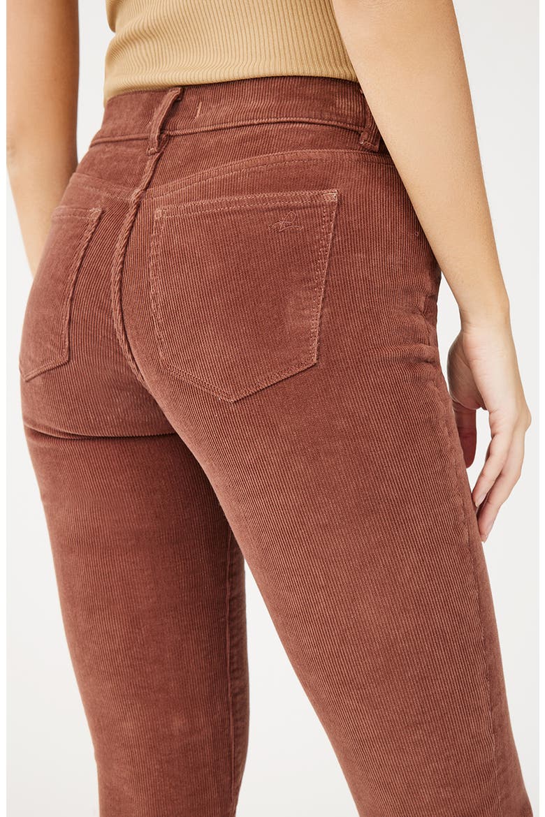 Mara Corduroy Straight Leg Crop Jeans, Alternate, color, COPPER