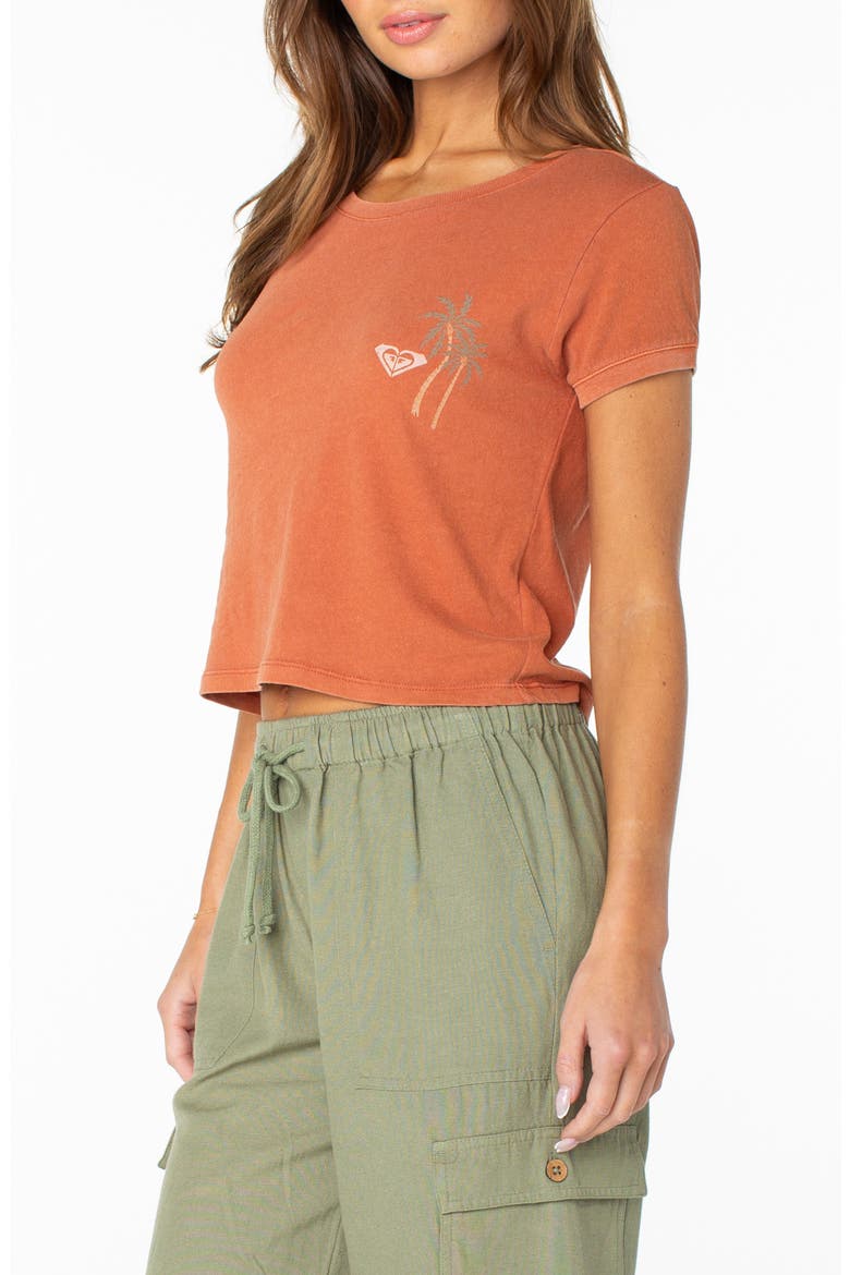 Spanish Summer Crop Graphic T-Shirt, Alternate, color, CHUTNEY
