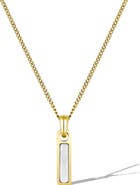 Vincero Men's Birthstone Pendant Necklace