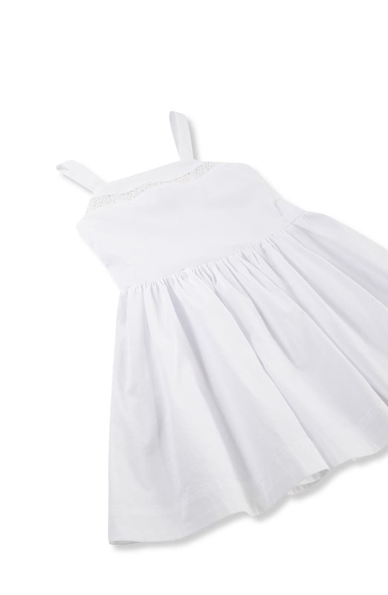 Habitual Kids Kids' Cotton Blend Fit & Flare Sundress, Alternate, color, White