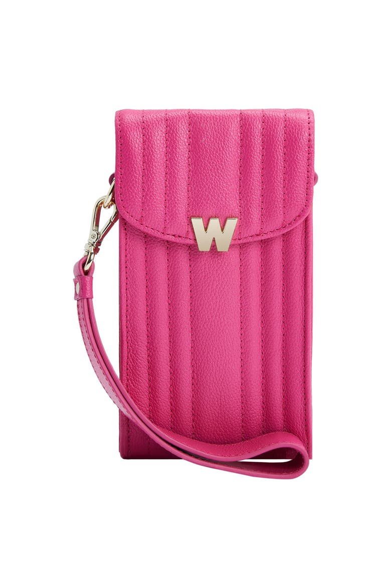 Mimi Phone Case with Wristlet & Lanyard, Alternate, color, Pink