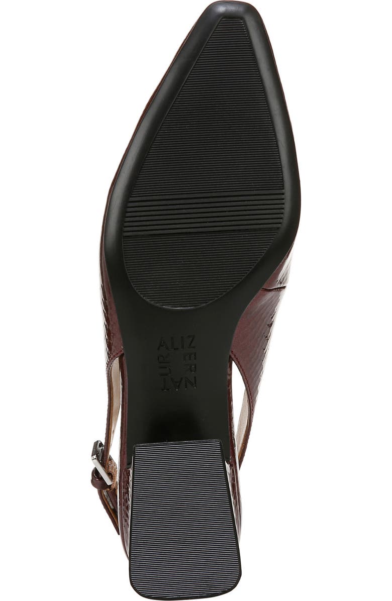 Naturalizer Ginger Slingback Pump, Alternate, color, Cranberry Faux Leather