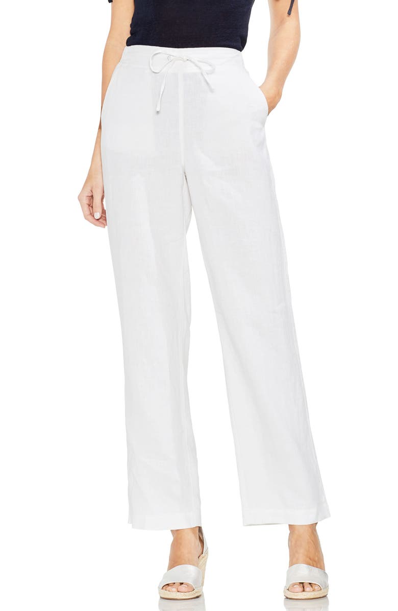 Vince Camuto Wide Leg Linen Pants, Main, color,