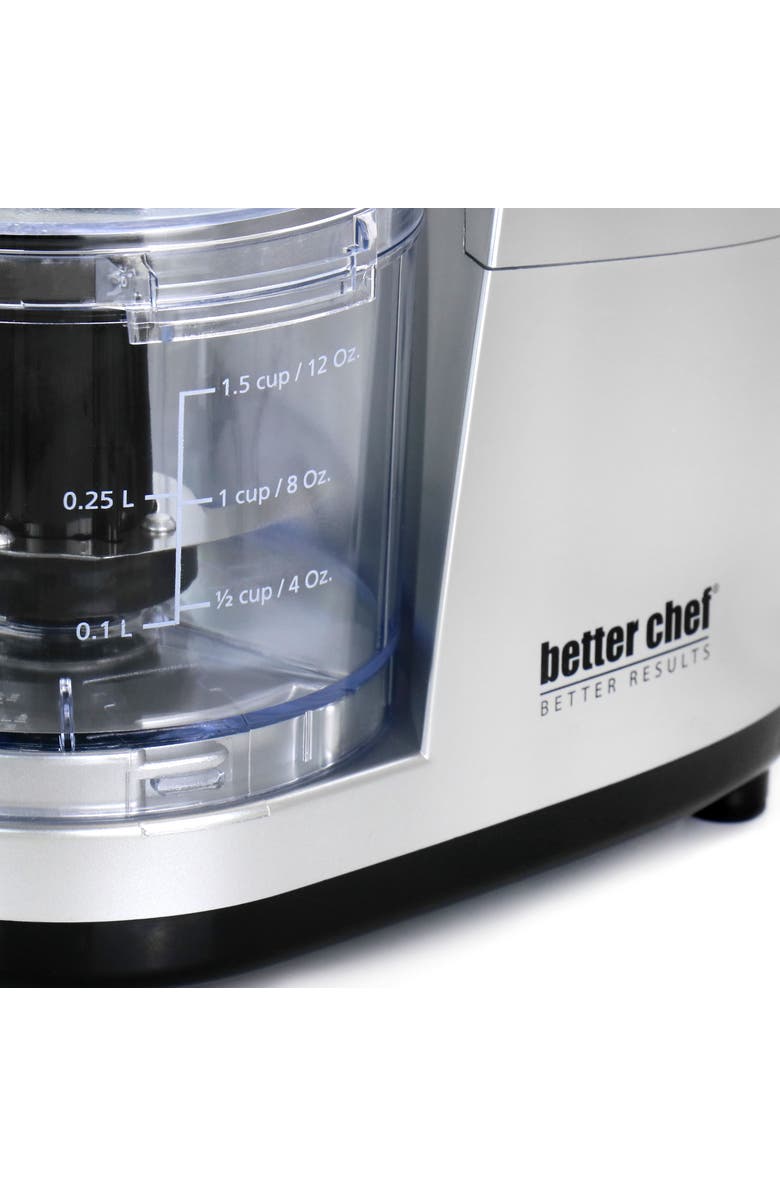 Better Chef 1.5 Cup Safety Lock Compact Chopper in Silver, Alternate, color, Silver
