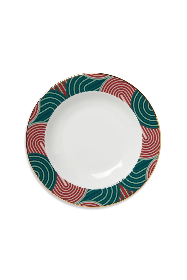 Soup Plates Set Of 2 Slinky Verde, Alternate, color, Slinky Verde