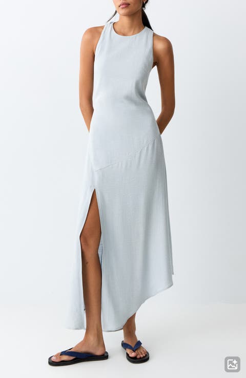 Racerback Flowing Asymmetric Dress