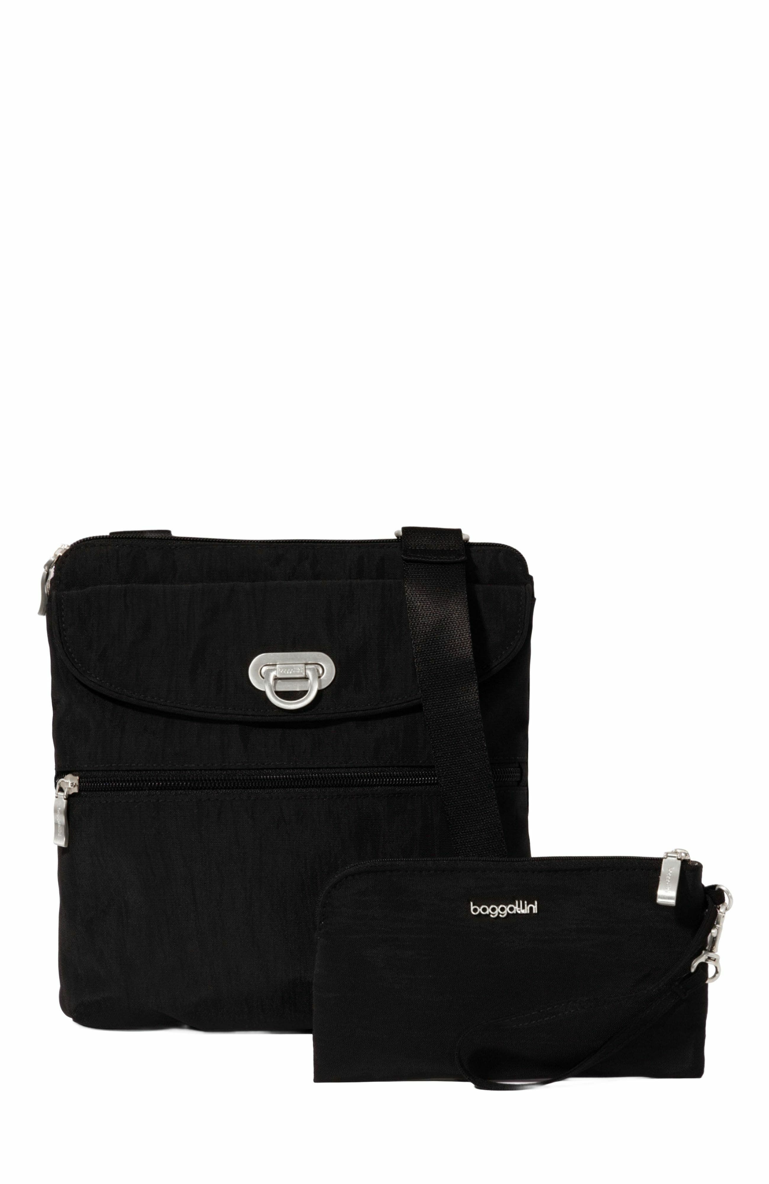 BAGGALLINI Coastal Flip Lock Slim Crossbody, Main, color, 